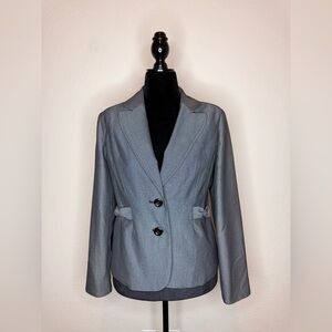 Cato Women's Gray Blazer with Button Accents